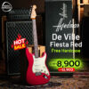 Agedman De Ville Fiesta Red with case