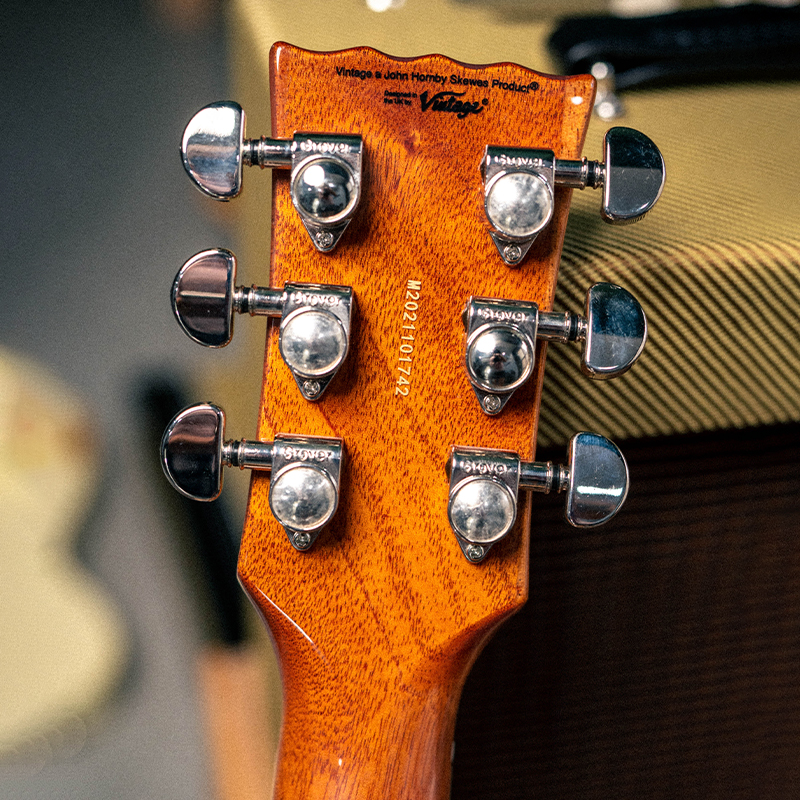 Vintage VSA500P ReIssued Semi Acoustic Guitar [Natural Maple]