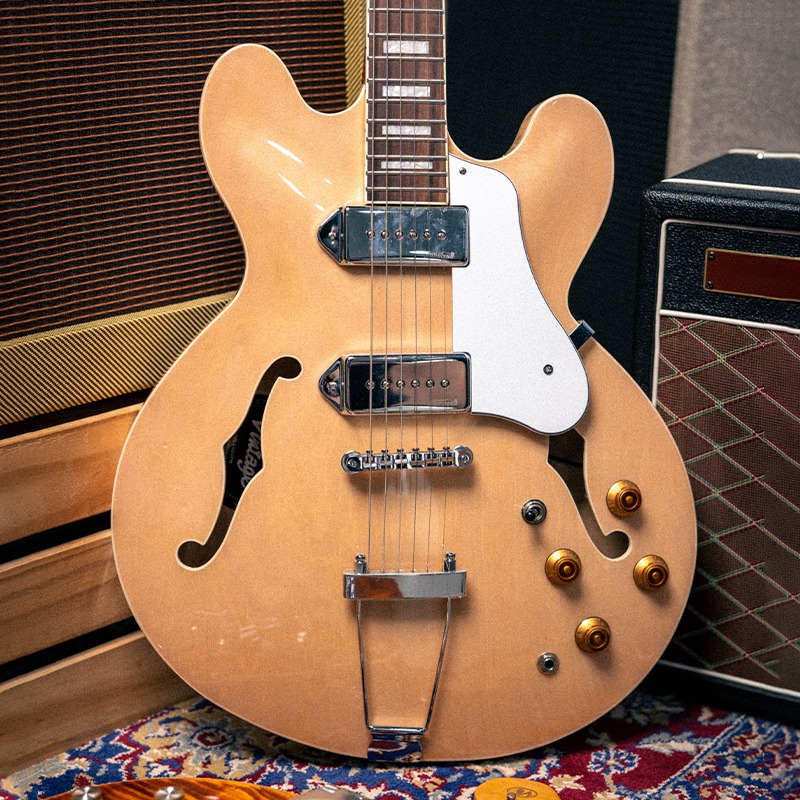 Vintage VSA500P ReIssued Semi Acoustic Guitar [Natural Maple]