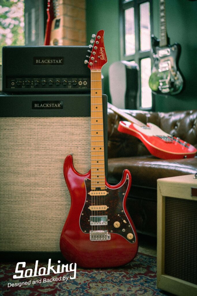 Soloking MS-1 Classic HSS Candy Apple Red Metallic