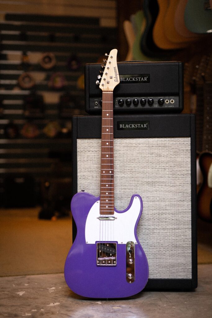 Soloqueen Telecaster Pau Ferro FB LiLac Purple