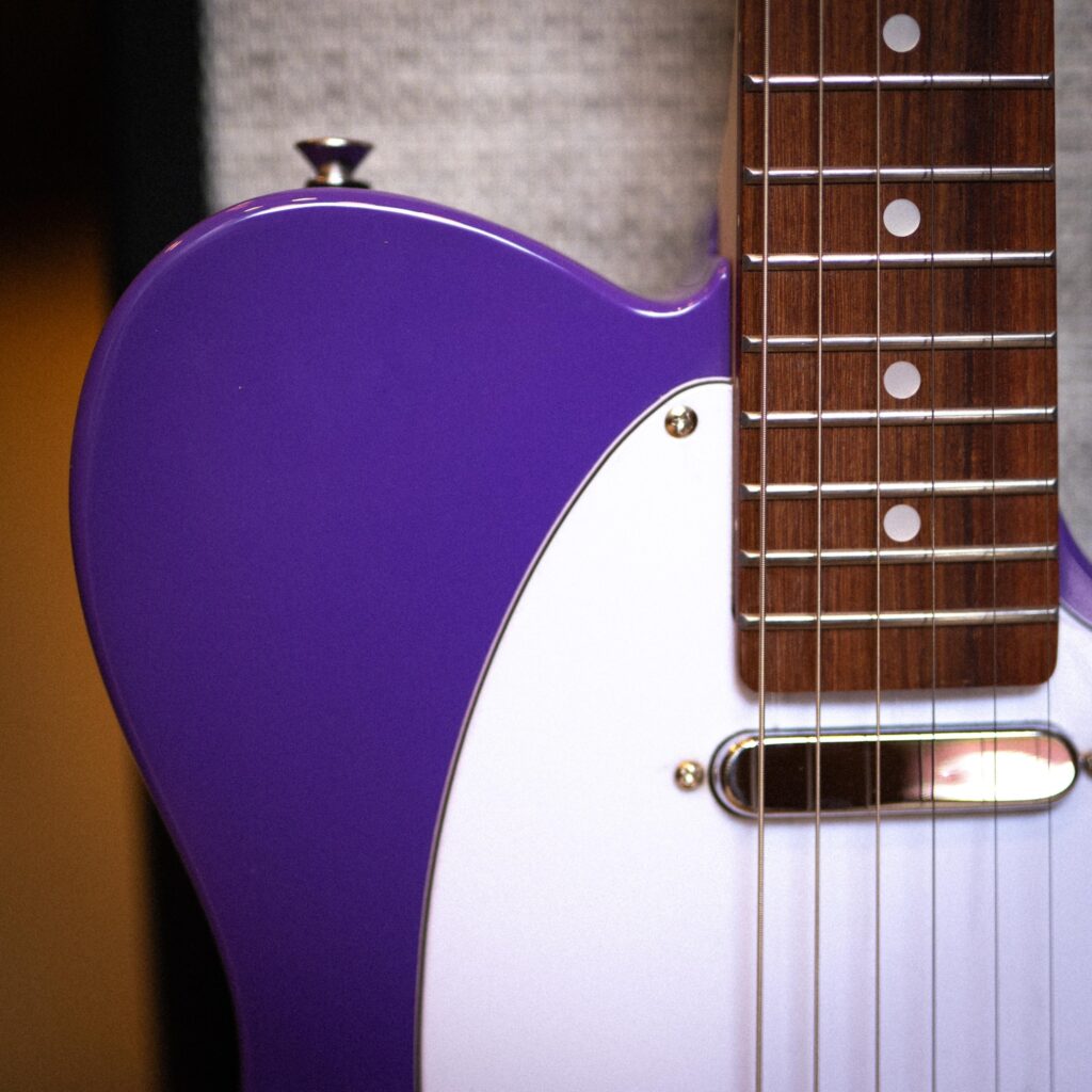 Soloqueen Telecaster Pau Ferro FB LiLac Purple