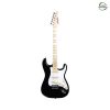 Soloqueen Stratocaster SSS Maple FB Black