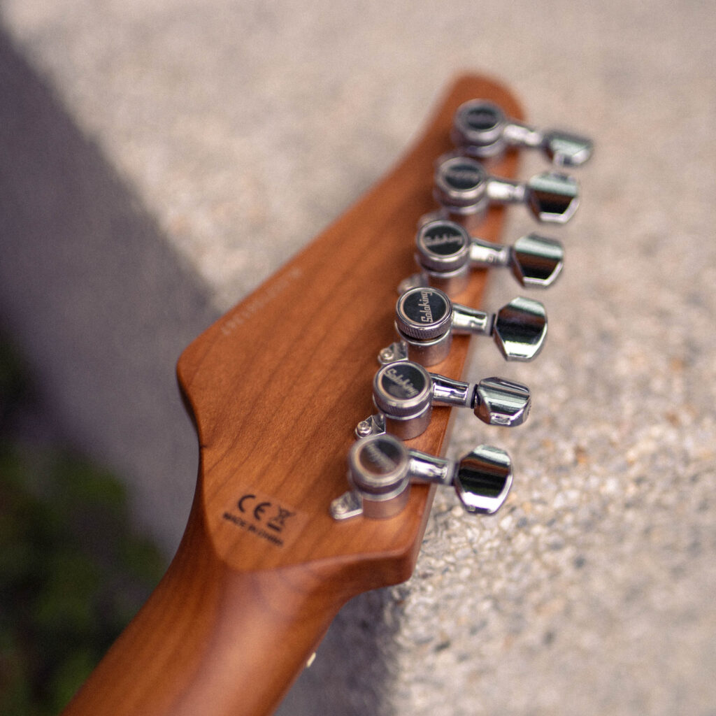 Soloking MS-1 Custom HSS Flame Maple Blue Burst