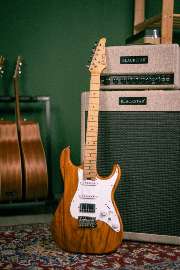 Soloking MS-1 Custom HSS Boutique Koa/Ash