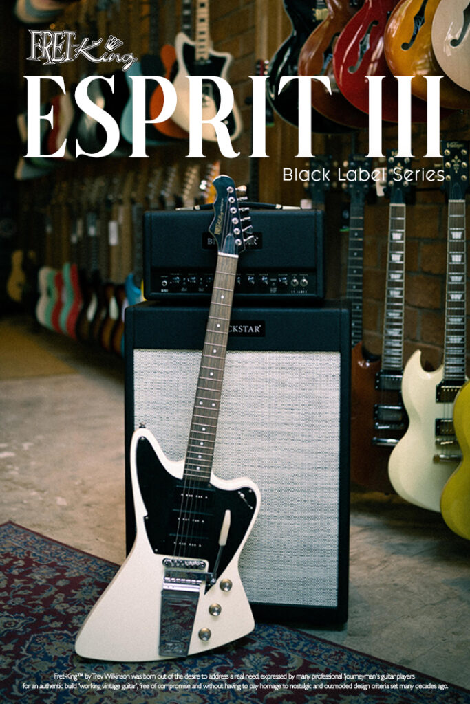 Fret King Black Label Esprit III, Vintage White
