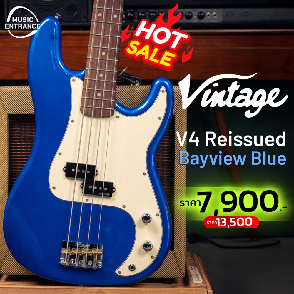 Vintage V4 Reissued Bayview Blue