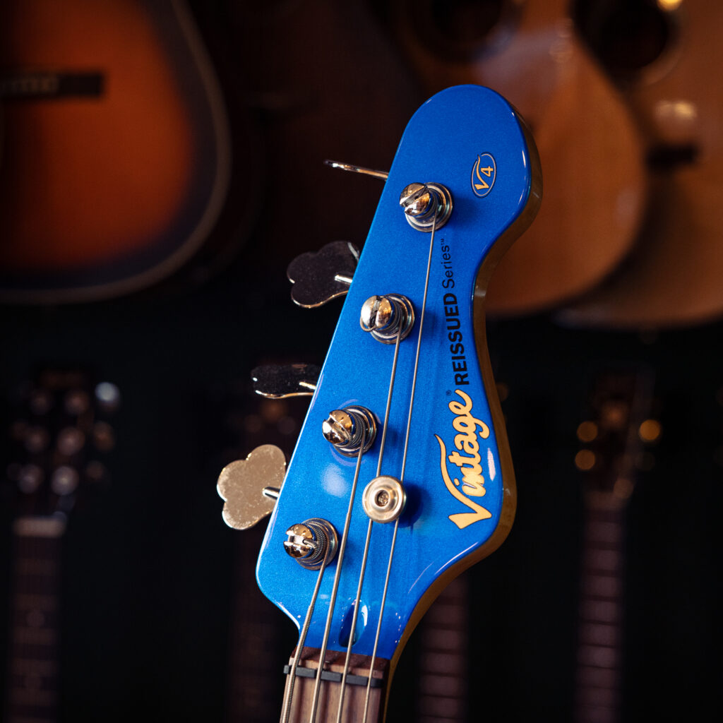VINTAGE เบส 4 สาย ReIssued V4BBL BAYVIEW BLUE