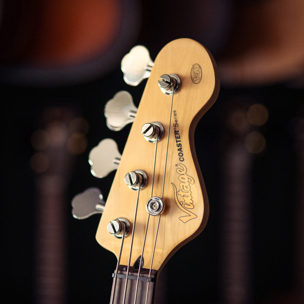 Vintage V40 Coaster Series Bass Guitar Pack