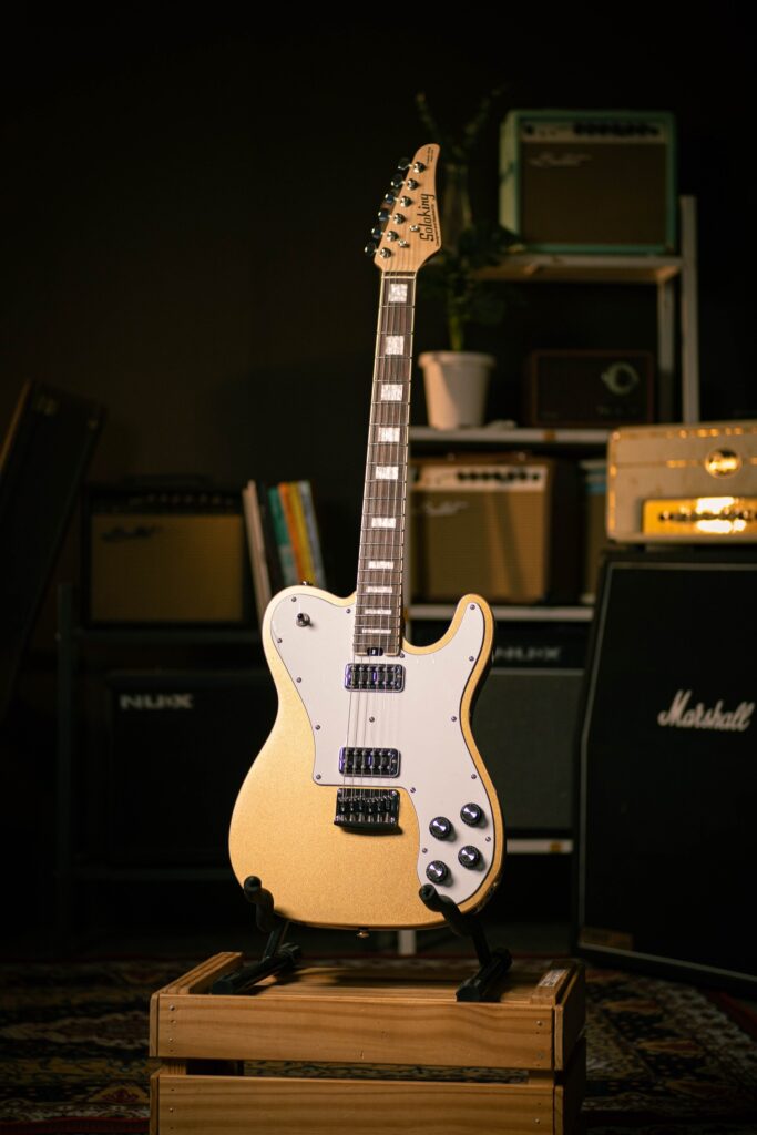 Soloking MT-1 Deluxe Rosewood with Binding FB HH In Shoreline Gold