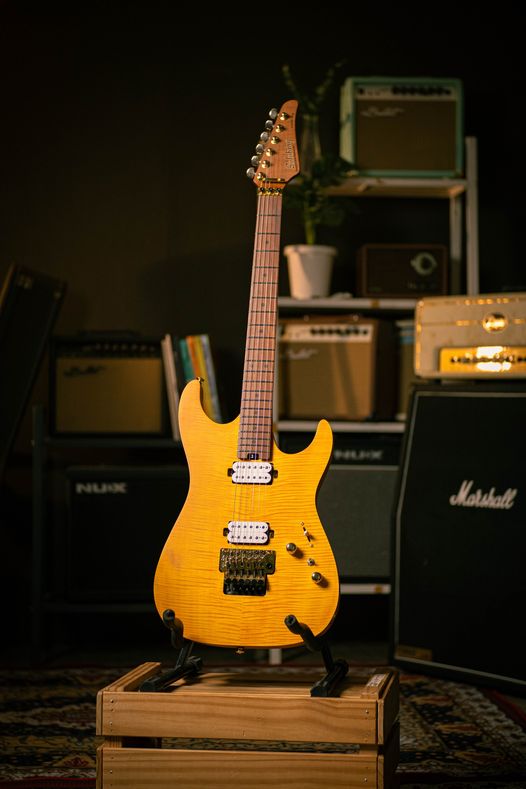 Soloking MS-1 Custom Floyed Rose [Matte Orange]