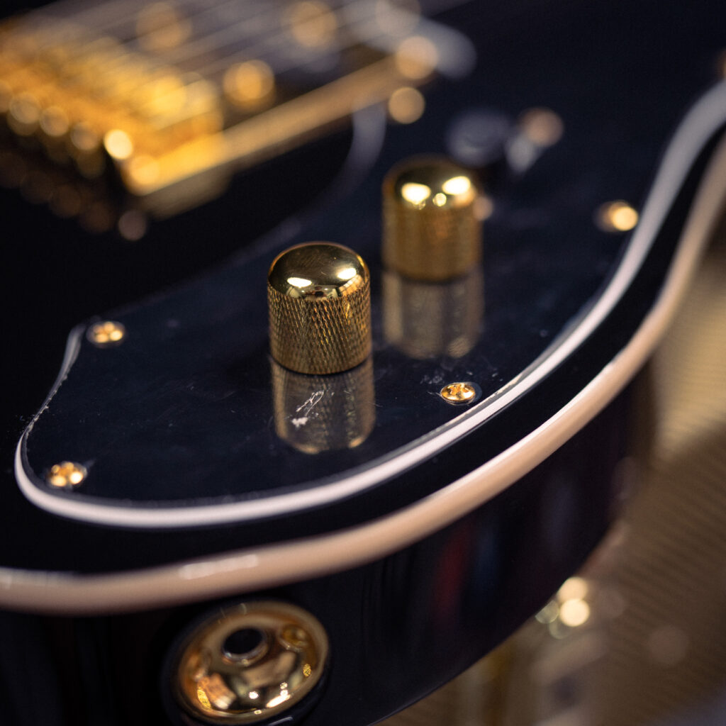 Soloking MT-1 Thinline with Gold Hardware SS In Beauty Black