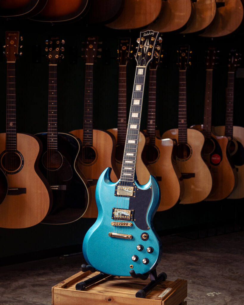 Soloking SG-60 Custom Lake Placid Blue
