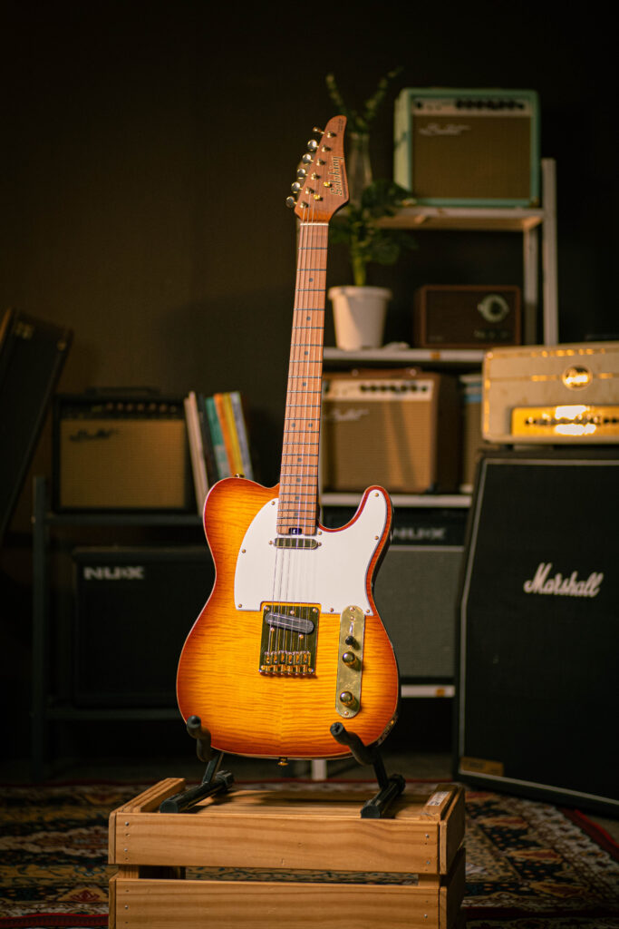 Soloking MT-1 FM Deluxe SS Honey Burst