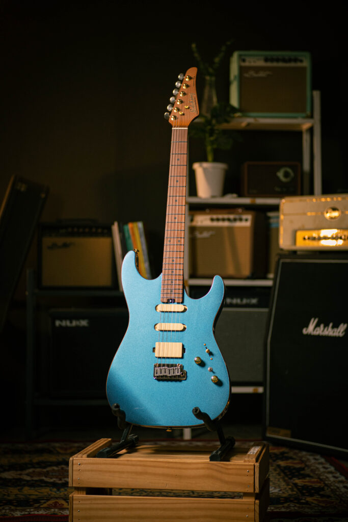 Soloking MS-1 Custom 22HSS [Pelham Blue]