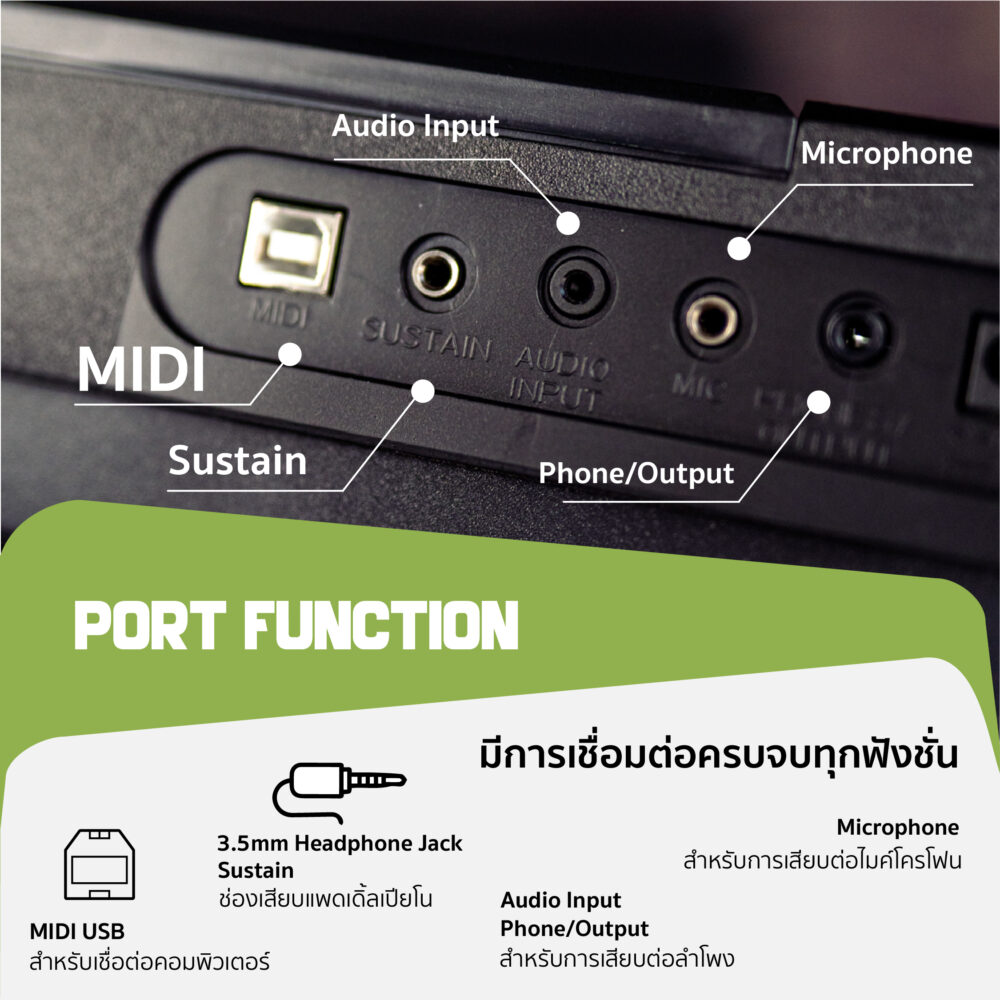 Pastel Star Series Keyboard 61 Key [Light]