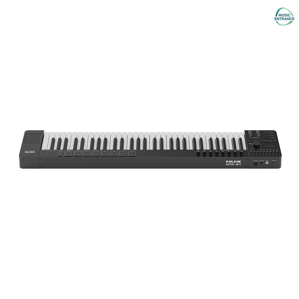 NUX NTK-61 MIDI Keyboard Controller คีย์บอร์ด MIDI 61 คีย์ สำหรับทำเพลงและโปรดักชันดนตรี