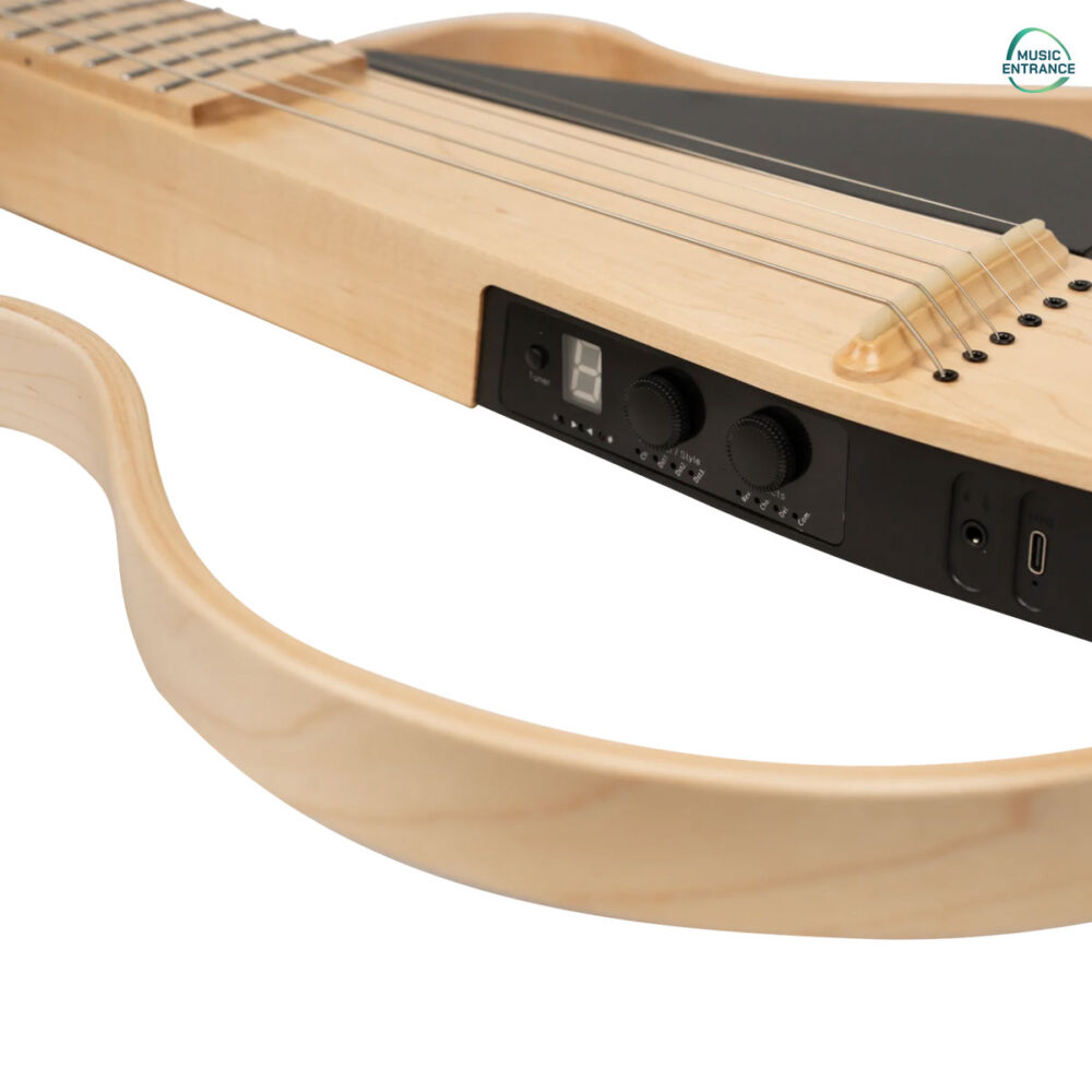 Natasha Bamboo Smart Guitar - Steel - Maple