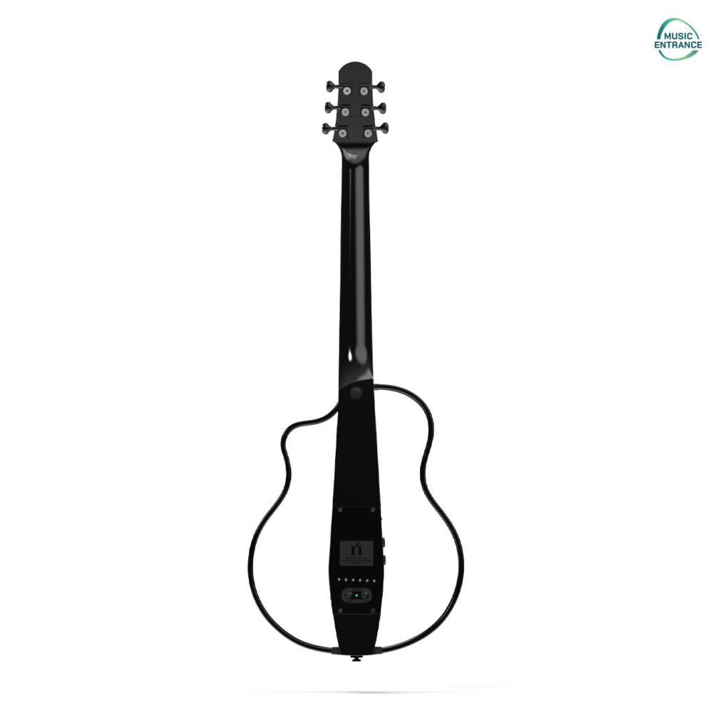Natasha Bamboo Smart Guitar - Steel - Black