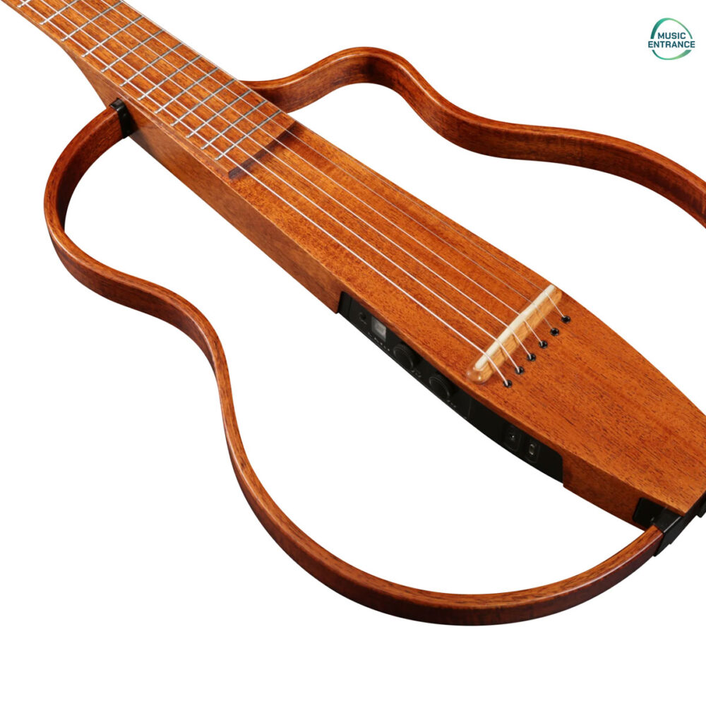 Natasha Bamboo Smart Guitar - Steel - Mahogany