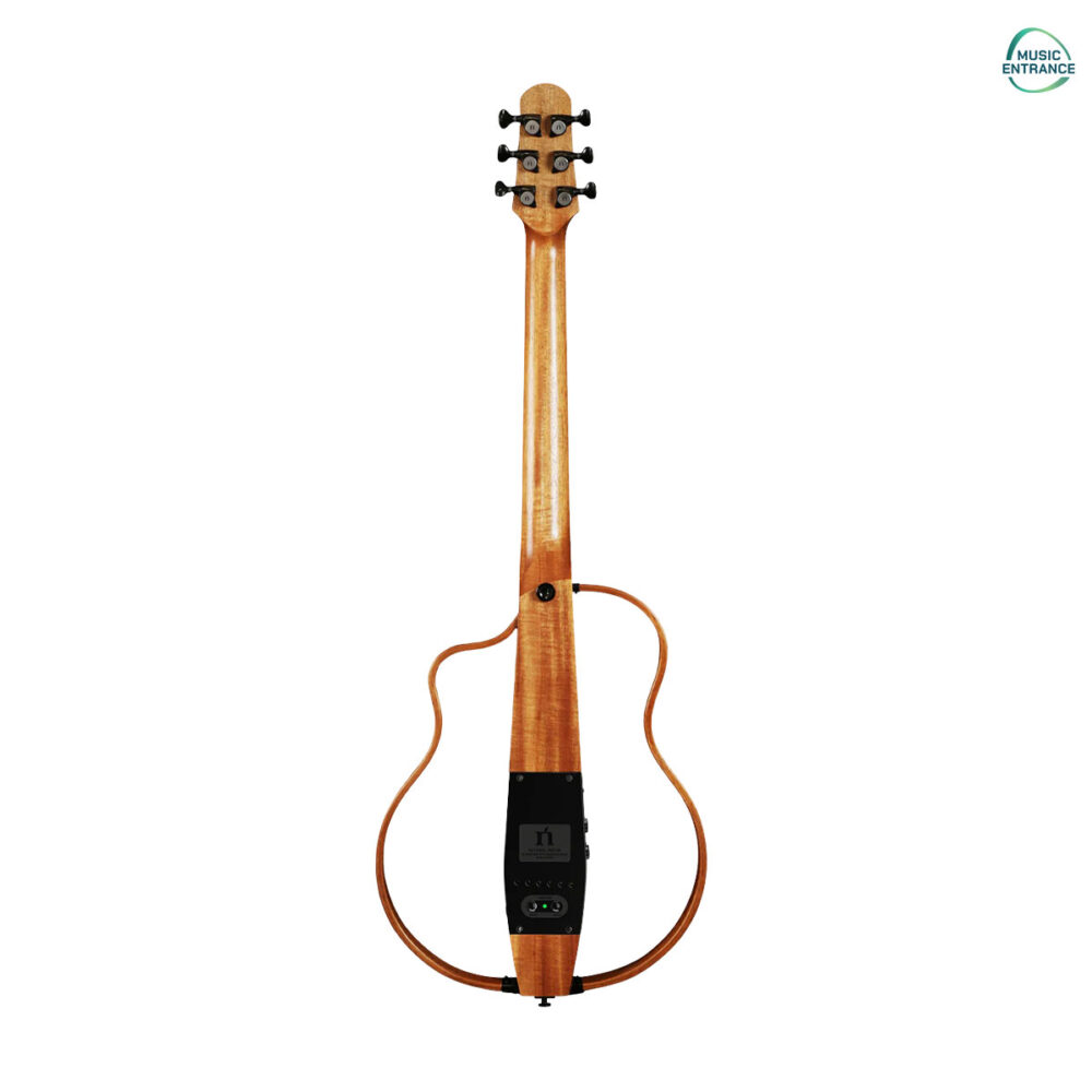 Natasha Bamboo Smart Guitar - Steel - Mahogany
