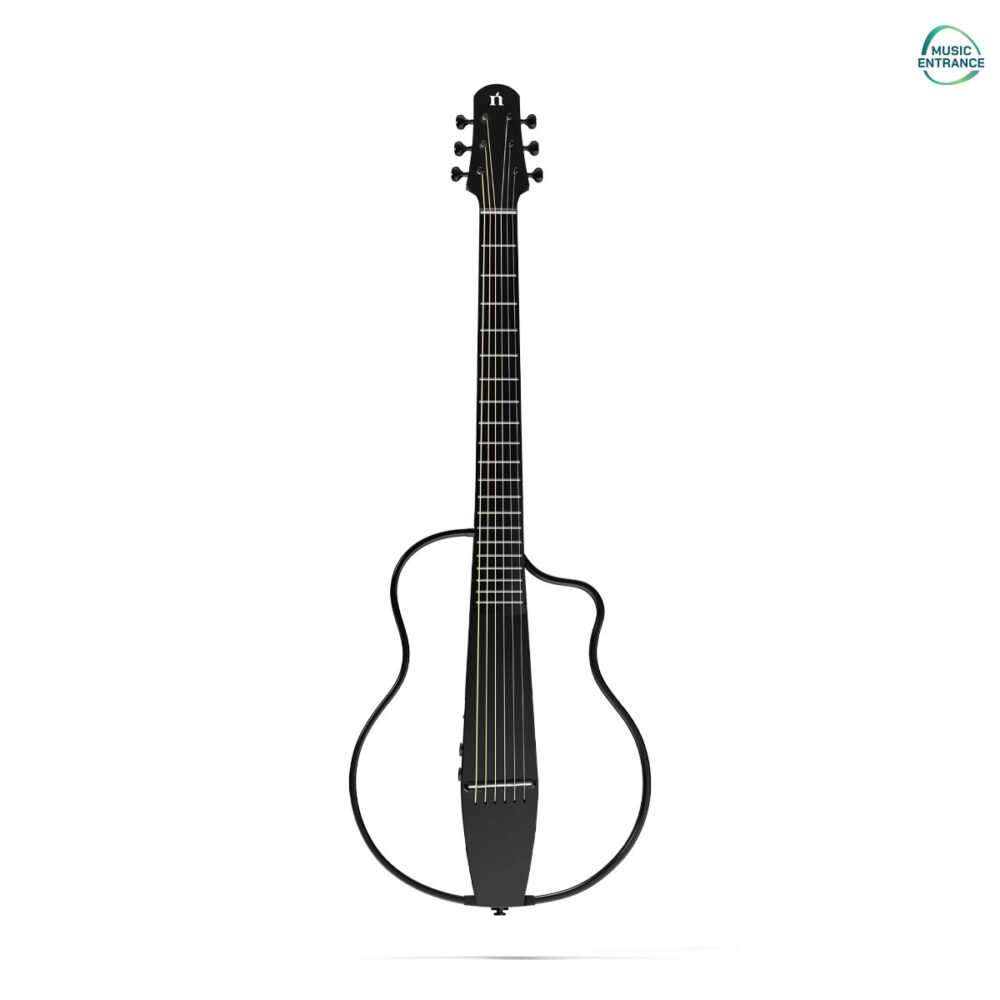 Natasha Bamboo Smart Guitar - Steel - Black