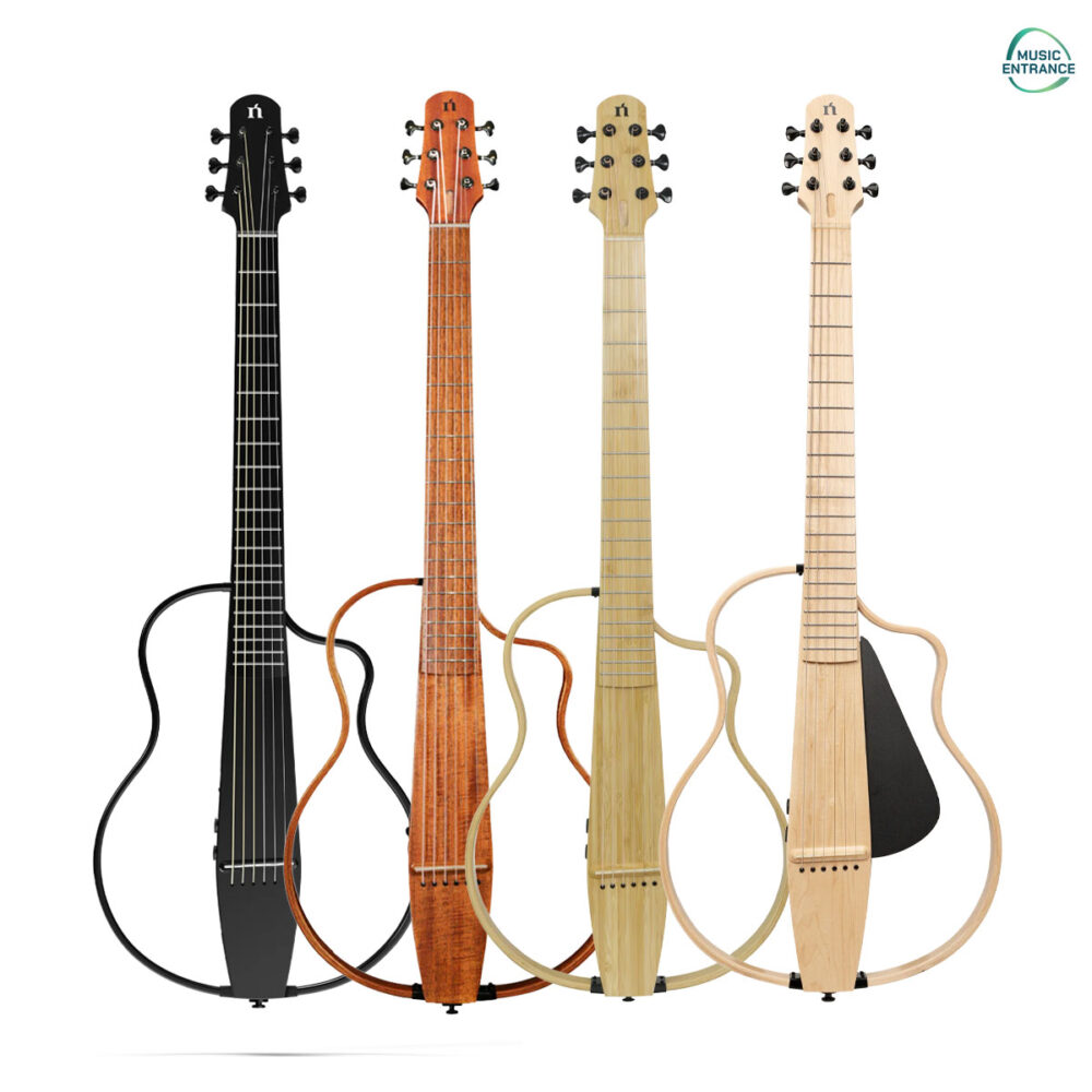 Natasha Bamboo Smart Guitar - Steel