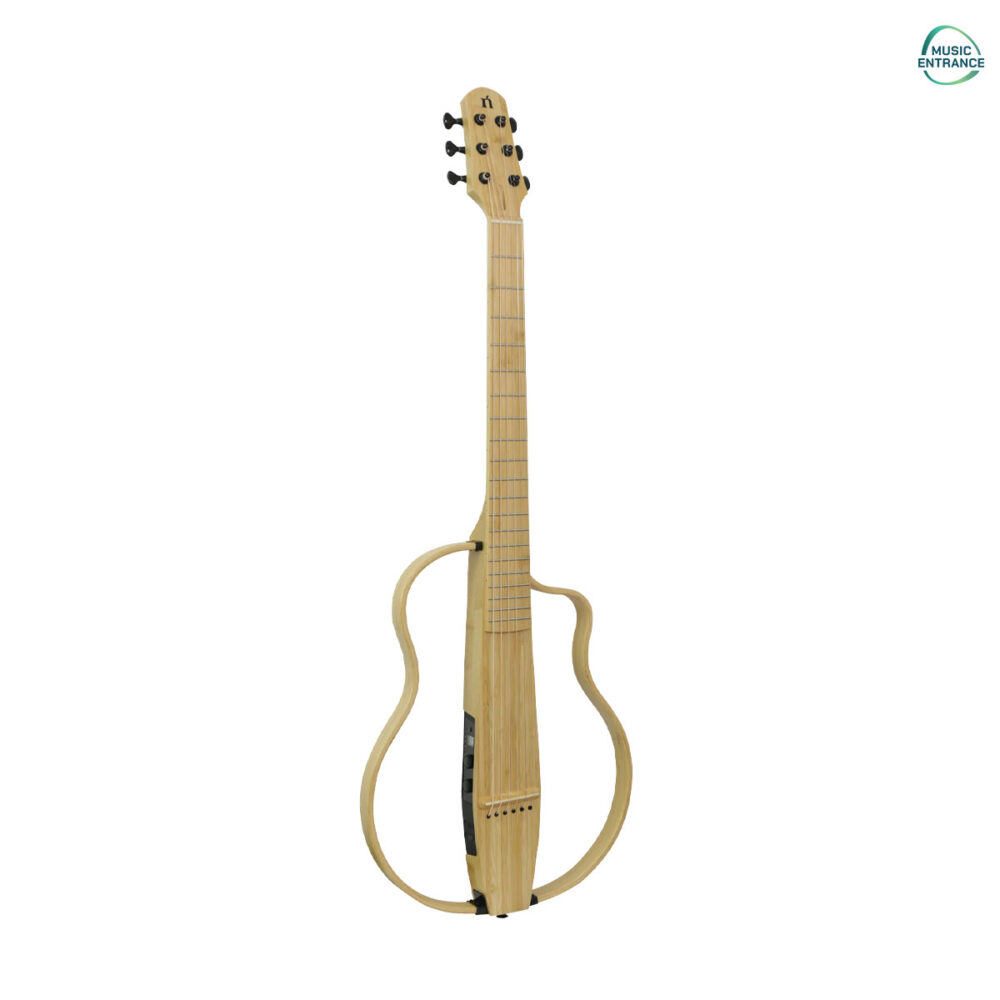 Natasha Bamboo Smart Guitar - Steel - Natural