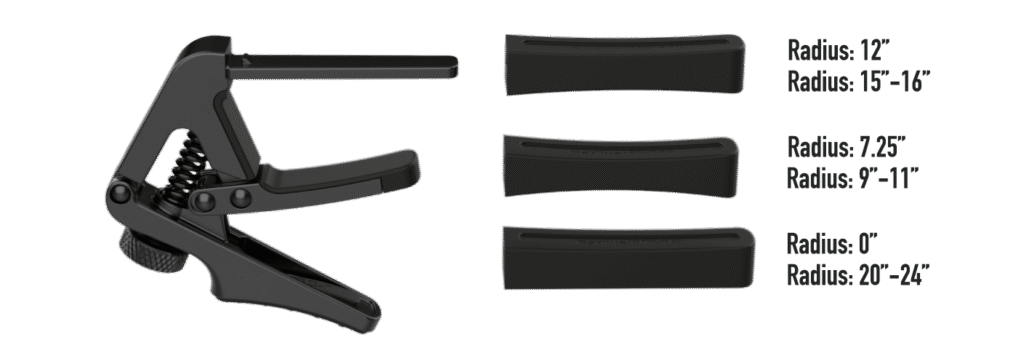 Cherub CGC-1 Gemini Capo คาโป้สำหรับกีตาร์โปร่งและกีตาร์ไฟฟ้า