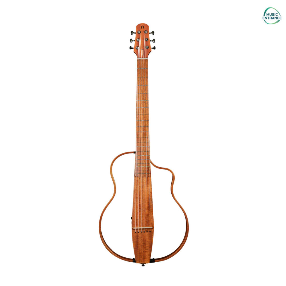 Natasha Bamboo Smart Guitar - Steel - Mahogany