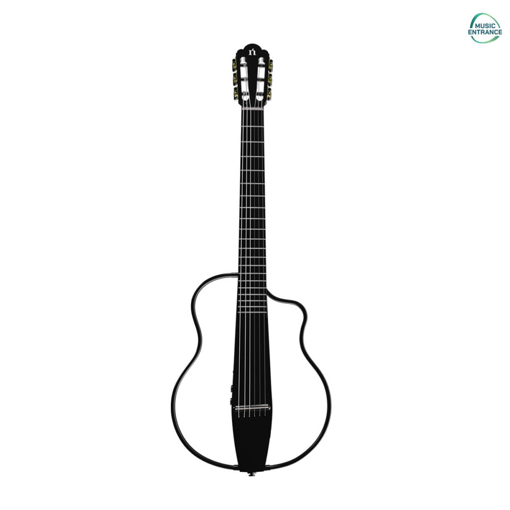 Natasha Bamboo Smart Guitar - Nylon- Black