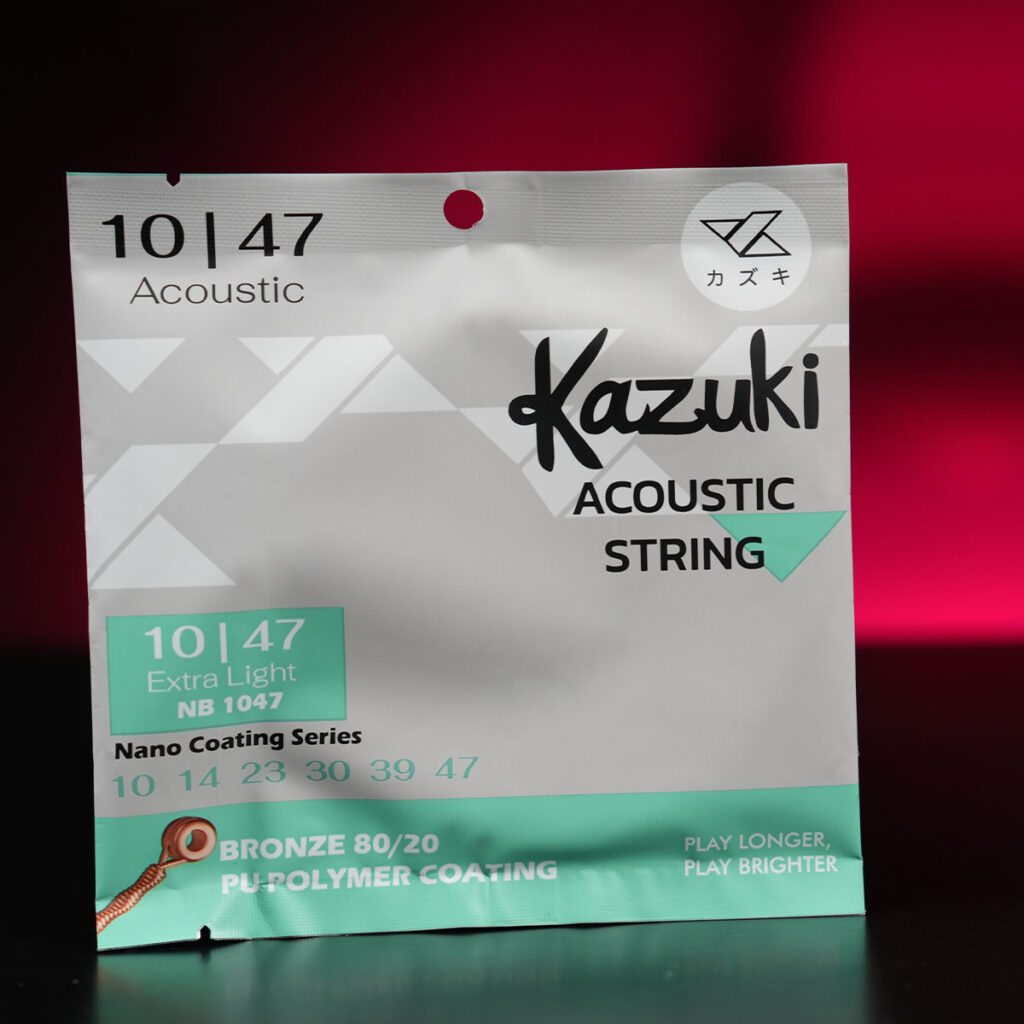 สายกีตาร์โปร่ง Kazuki Nano Coating Bronze 80/20
