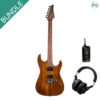 Soloking MS-1 Custom KOA/Ash with NUX MP-2 and Hibilly Mixman 1987 Headphone