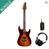 Soloking MS-1 Custom EMG Fire Wakesurf with NUX MP-2 and Hibilly Mixman 1987 Headphone