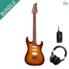 Soloking MS-1 Custom FM [Bengal Burst] with NUX MP-2 and Hibilly Mixman 1987 Headphone