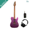 Soloking MT-1 Custom HSS [Creamy Violet] with NUX MP-2 and Hibilly Mixman 1987 Headphone