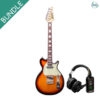 Soloking S400 3 Tone Sunburst with NUX MP-2 and Hibilly Mixman 1987 Headphone