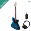 Soloking SJT-200 [Lake Placid Blue] with NUX MP-2 and Hibilly Mixman 1987 Headphone