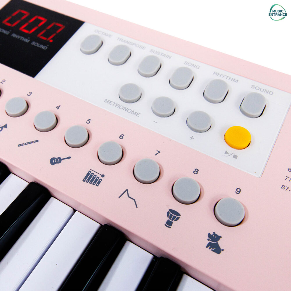 คีย์บอร์ดเด็ก MEDELI MK1 ขนาด 37 คีย์ มีจังหวะและเสียงให้เลือก เหมาะสำหรับผู้เริ่มต้น