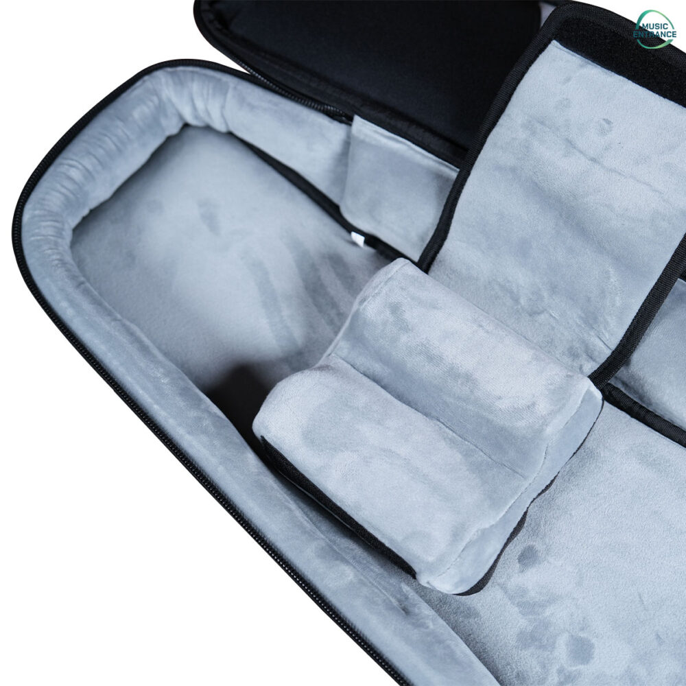 Real Mission รุ่น Lauren กระเป๋ากีตาร์ไฟฟ้าสีดำ ดีไซน์สวย ทนทาน กันกระแทก