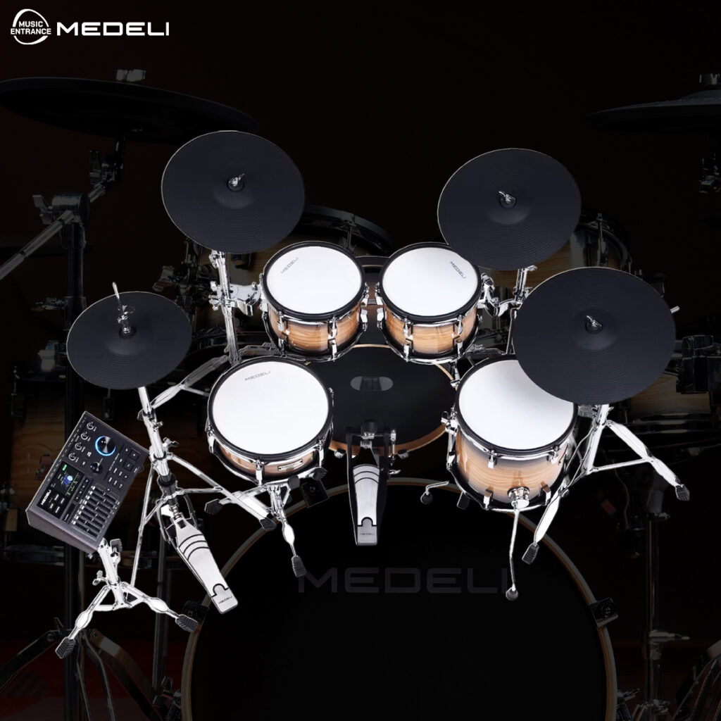 ชุดกลองไฟฟ้า MEDELI MZ928 Digital Drum Kit ครบชุด พร้อมแอมป์และขาตั้ง มืออาชีพใช้ได้