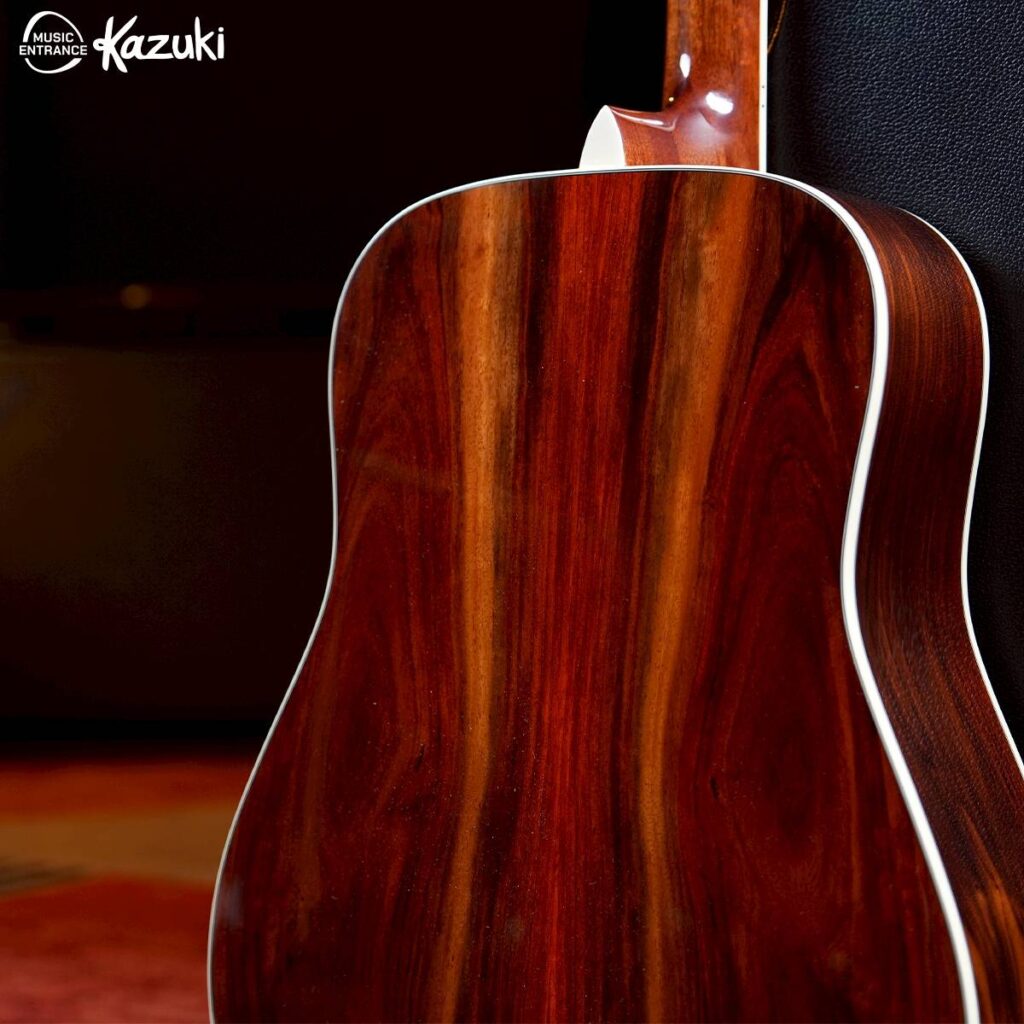 กีตาร์โปร่ง Kazuki Heritage Collection Custom Cocobolo KD41CC ทรง Dreadnought เสียงคุณภาพเยี่ยม พร้อม Hardcase ราคา 19,900 บาท