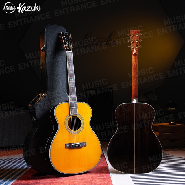 Kazuki Heritage Collection กีตาร์โปร่ง KOM41 คอมเต็ม พร้อมเคส
