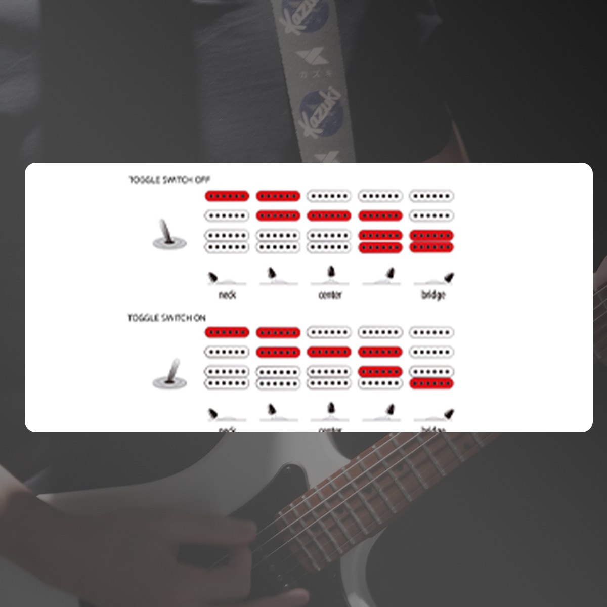 กีตาร์ไฟฟ้า Kazuki Black Concept Series Neocaster | กีตาร์สีดำและขาวสไตล์ทันสมัย