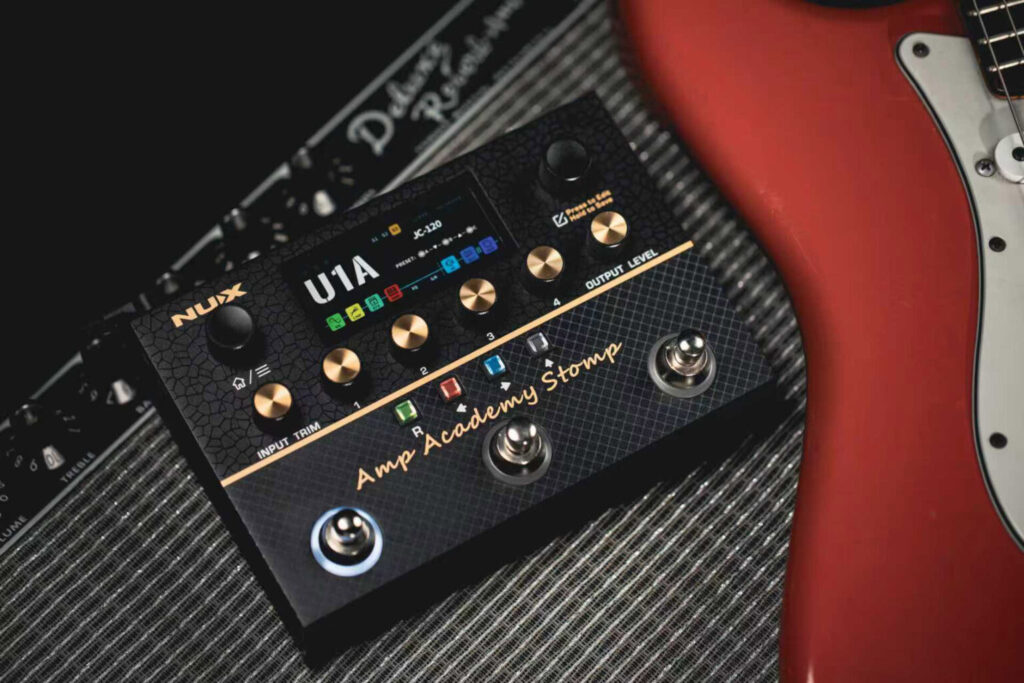 NUX Amp Academy Stomp Multi Effects แอมป์ซิมมัลติเอฟเฟกต์กีตาร์