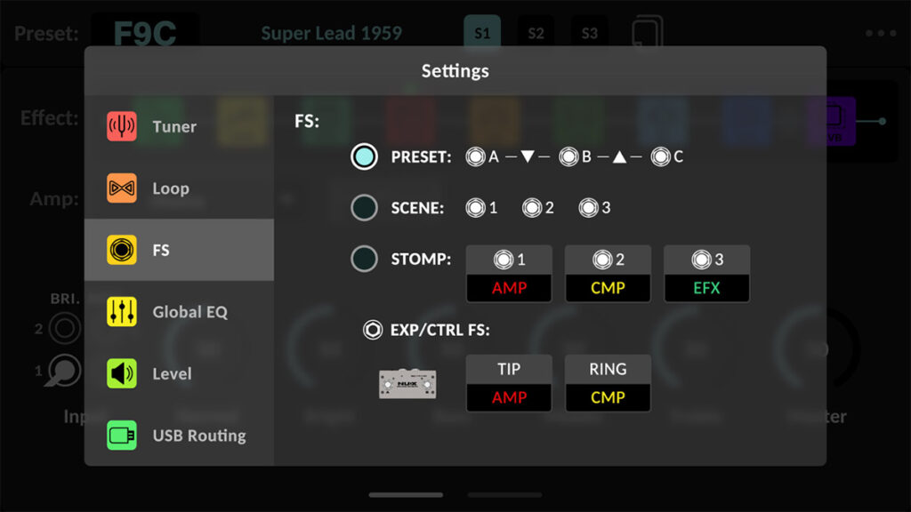 NUX Amp Academy Stomp Multi Effects แอมป์ซิมมัลติเอฟเฟกต์กีตาร์