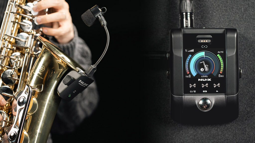 NUX B-6 PRO ชุดไวร์เลสสำหรับแซกโซโฟน ระบบไร้สายคุณภาพสูง