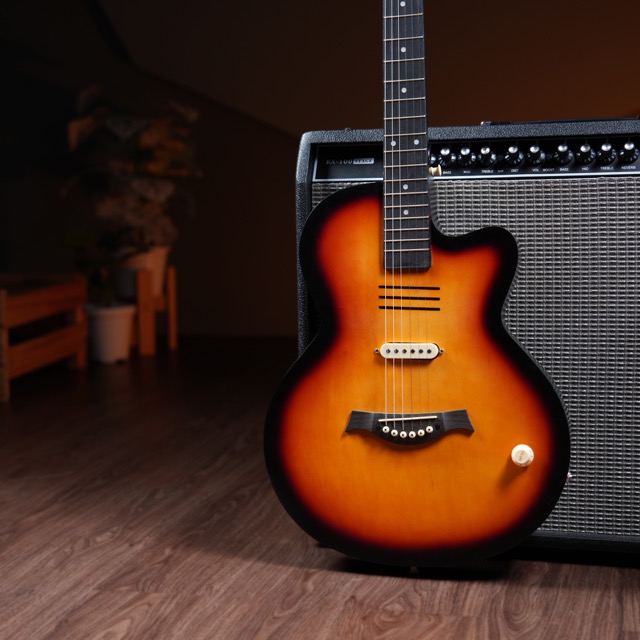ROCK FINGER Acoustic Guitar 39 นิ้ว กีตาร์โปร่งราคาประหยัด เหมาะสำหรับผู้เริ่มต้น