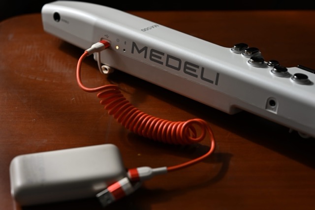 MEDELI MA500 Electronic Wind Instruments Black แซกโซโฟนไฟฟ้า