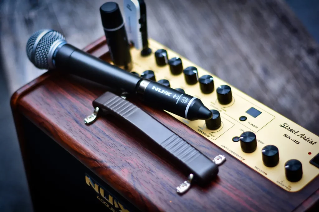 NUX SA-40 Acoustic Amplifier แอมป์โปร่ง 40 วัตต์ สำหรับกีต้าร์โปร่งและการแสดงสด